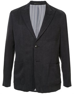 Однобортный пиджак с заостренными лацканами Giorgio armani