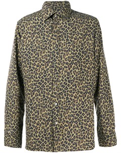 Рубашка с леопардовым принтом Tom ford