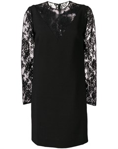Короткое платье с панелями из цветочного кружева Givenchy
