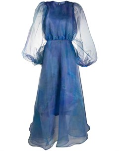 Расклешенное платье с объемными рукавами Beaufille