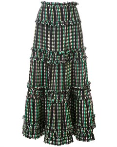 Фактурная твидовая юбка со сборками Proenza schouler