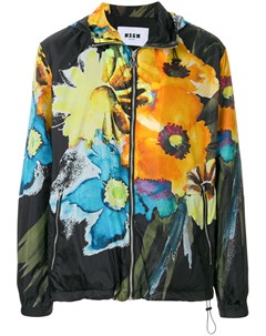Легкая куртка с цветочным принтом Msgm