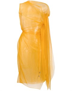 Полупрозрачное платье асимметричного кроя Supriya lele
