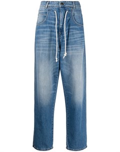 Прямые джинсы с завышенной талией Semicouture