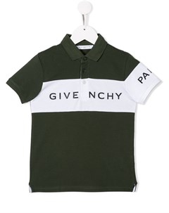 Рубашка поло в стиле колор блок с логотипом Givenchy kids