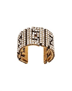 Декорированное кольцо с логотипом FF Fendi
