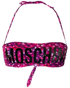Лиф бикини с логотипом Moschino