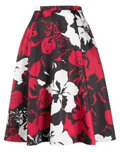 Расклешенная юбка с цветочным принтом No21