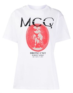 Футболка Drone Unit с принтом Mcq alexander mcqueen