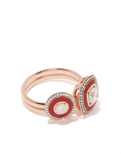 Комплект колец кольцо из розового золота с бриллиантами Selim mouzannar