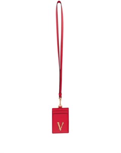 Картхолдер Virtus с ремешком на шею Versace