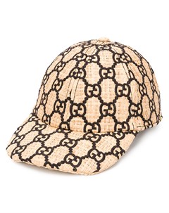 Бейсбольная кепка с вышитым узором GG Gucci