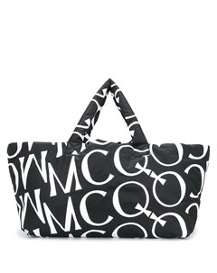 Объемная сумка тоут с логотипом Mcq alexander mcqueen