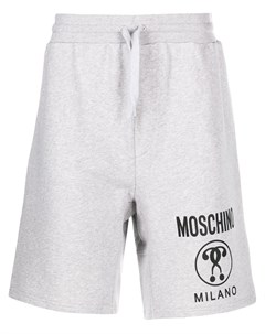 Спортивные шорты с принтом Double Question Mark Moschino