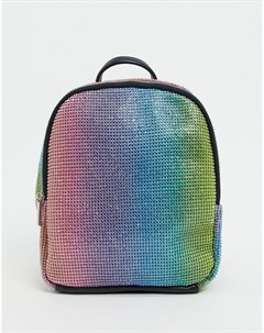 Рюкзак с разноцветными стразами Skinnydip