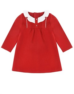 Красное платье с белым воротником детское Chloe