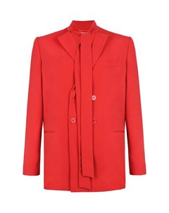 Двубортный пиджак с завязками Red valentino