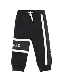 Черные спортивные брюки с белыми полосками детские Givenchy
