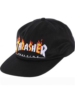 Пятипанельная кепка Flame Mag Snapback BLACK Thrasher