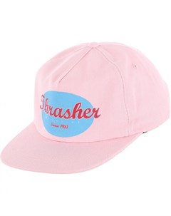 Шестипанельная кепка THRASHER Oval Snapback PINK 2020 Thrasher