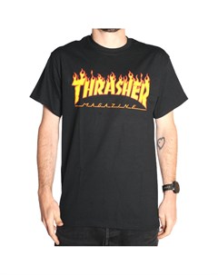 Футболка Flame Logo Black Thrasher