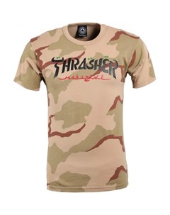 Футболка THRASHER Calligraphy T Shirt Desert Camo 2020 Thrasher