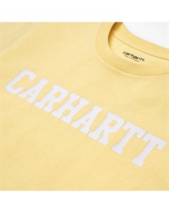 Футболка S S College T Shirt Fresco White 2020 Carhartt wip