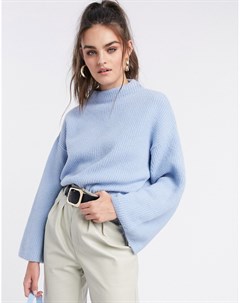 Голубой oversized свитер Asos design