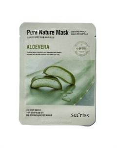 Secriss Pure Nature Mask Pack Aloevera Маска для лица тканевая 25мл Anskin