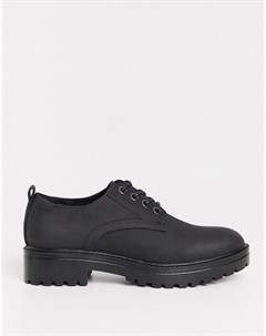 Черные туфли на шнуровке Vero moda