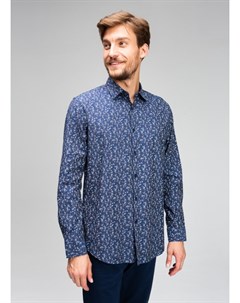 Рубашка из хлопка Oxford с флоральным принтом Ostin