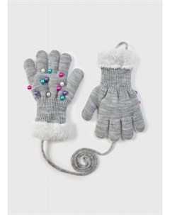 Трикотажные перчатки для девочек Ostin