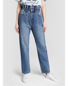 Прямые джинсы с высокой посадкой Ostin