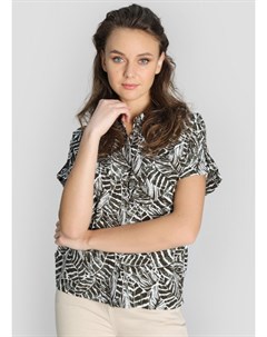 Рубашка из вискозы с принтом пальмовые листья Ostin