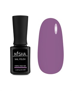 Гель лак 029 Purple Violet Nisha 10 мл