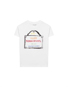 Хлопковая футболка Sonia rykiel enfant