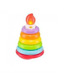 Развивающая игрушка Пирамидка Happy Cake Happy baby