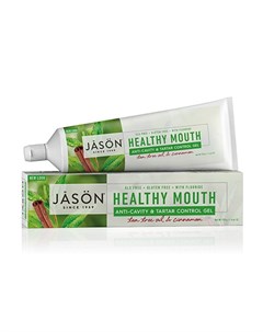 JASON Гелевая зубная паста Healthy Mouth Anti Cavity Tartar Control 170 г Jason (jāsön)
