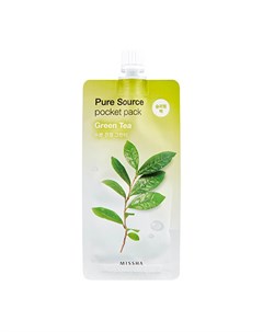 Ночная маска Pure Source Pocket Pack Green Tea Missha