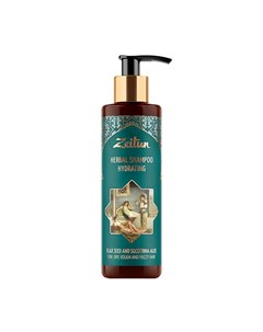 Шампунь для волос Herbal Shampoo Hydrating Flax Seed and Socotrina Aloe Zeitun