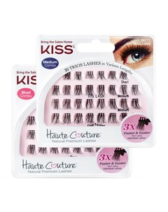 Накладные ресницы пучки Haute Couture Trio Lashes Kiss