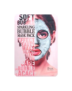 Кислородная маска Acaci Soft Bubble Sparkling Mask Pack Chamos