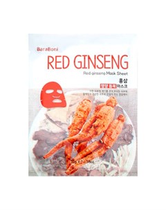 Тканевая маска Baraboni Red Ginseng Mask Sheet