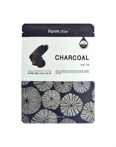 Тканевая маска Visible Difference Mask Sheet Charcoal Farmstay