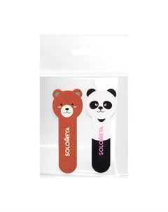 Набор пилок для ногтей Little Bear Nail File 180 220 Little Panda Shiner 400 3000 Solomeya