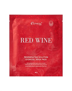 Гидрогелевая маска Red Wine Regenerating Solution Hydrogel Mask Pack Esthetic house