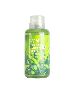 Очищающая вода Pure Natural Cleansing Water Green Tea Farmstay