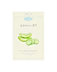 Тканевая маска Eserie Cucumber Come Across Aloe Mask Pack Entico