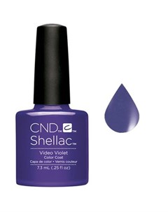 Cnd shellac гель лак video violet 7 3 мл