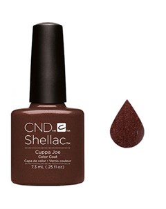 Cnd shellac гель лак cupa joe 7 3 мл